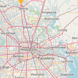 Hampton Inn & Suites North Houston Spring on the map